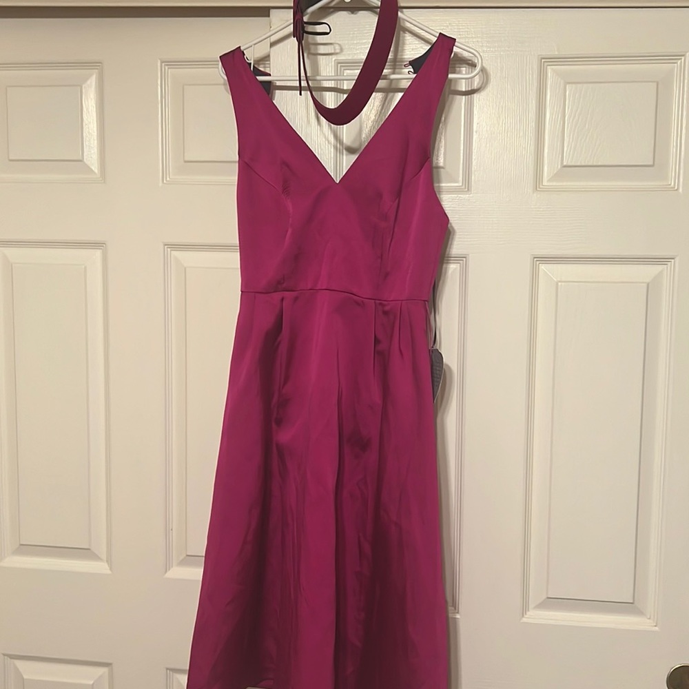 Size 4 belated fuchsia dress